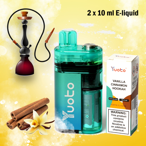 Yuoto Zero Vanillia Cinnamon Hookan 12000