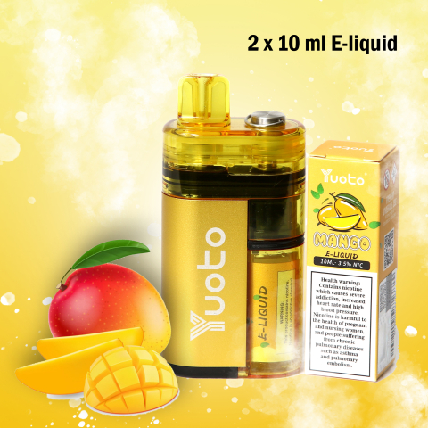 Yuoto Zero/2x10ml/ Mango 12000 !